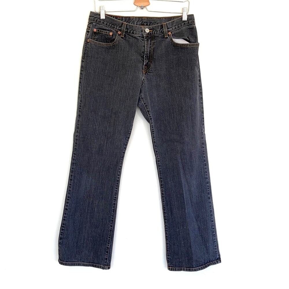 LUCKY BRAND DUNGAREES straight leg jeans women 12
